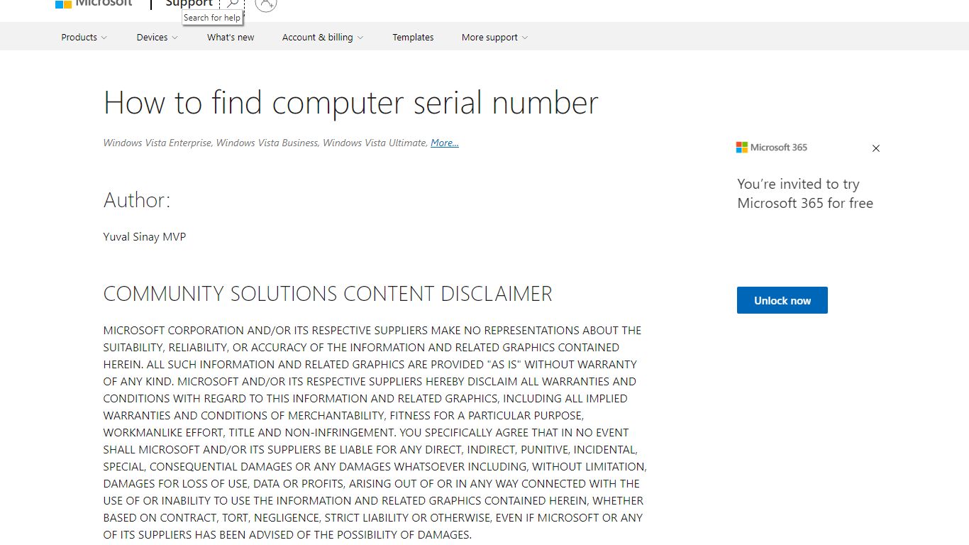 How to find computer serial number - support.microsoft.com